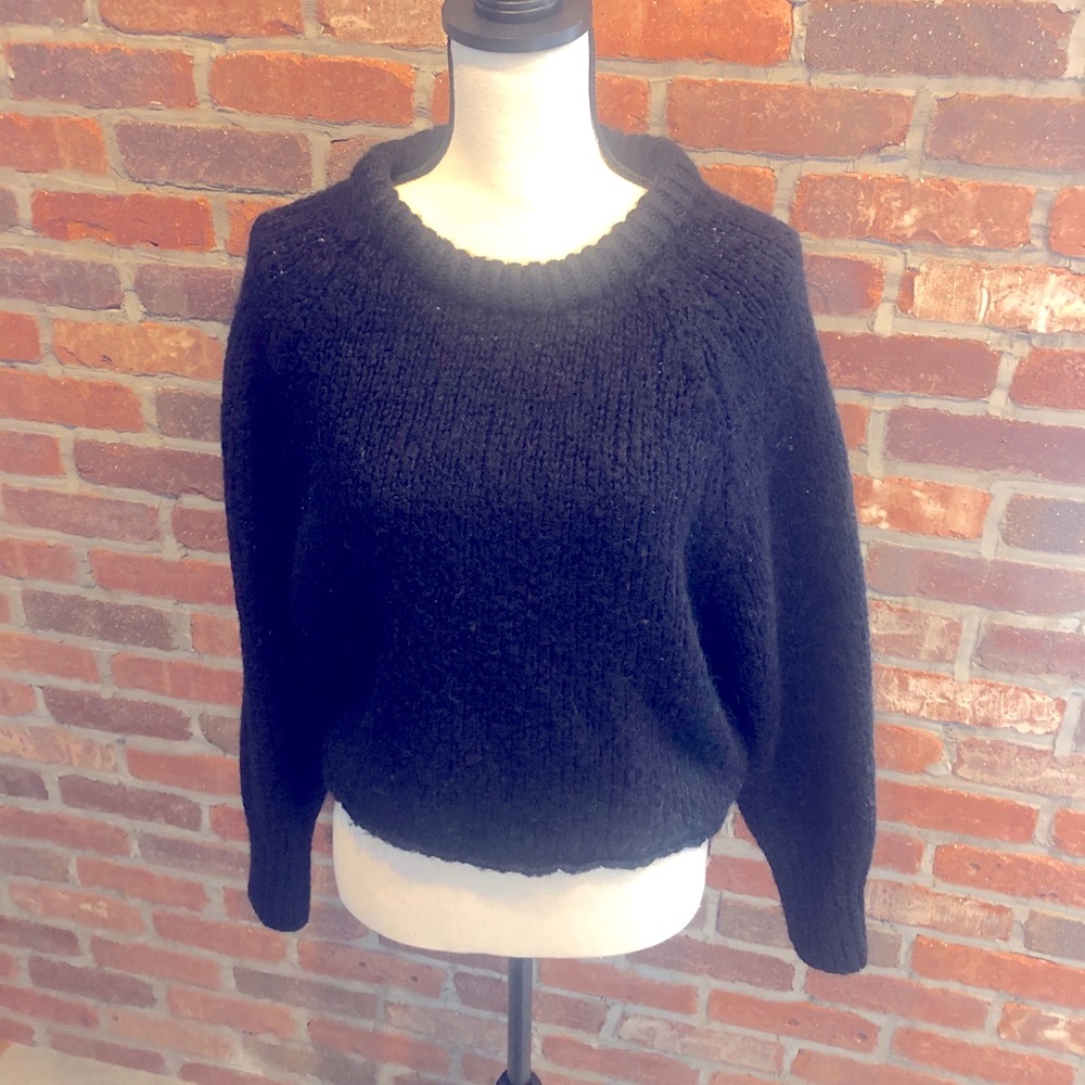 ZARA THICK WOOL/MOHAIR BLENDED KNIT